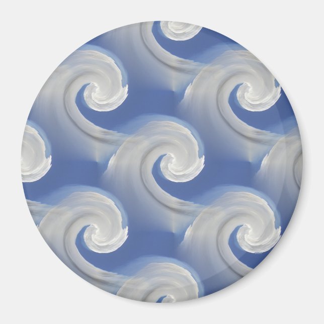 Drachen am Himmel.... Magnet (Vorne)