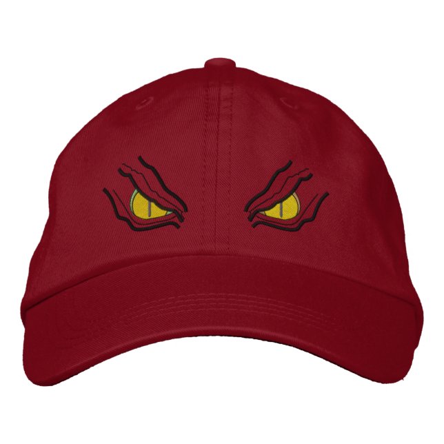 Drachen Bestickte Baseballkappe (Vorderseite)