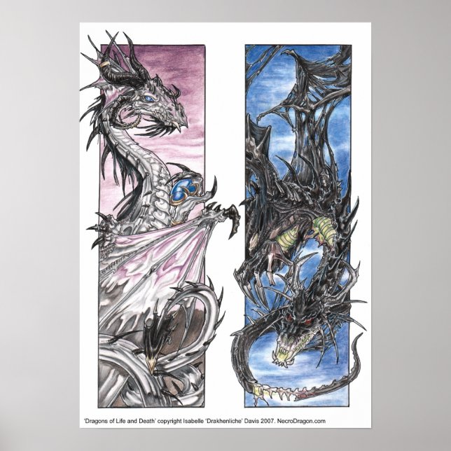 Drachen des Lebens und des Todes Poster (Vorne)