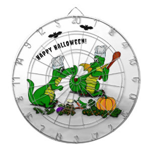 Drachen - Frohe Halloween! Heute werde ich kochen Dartscheibe