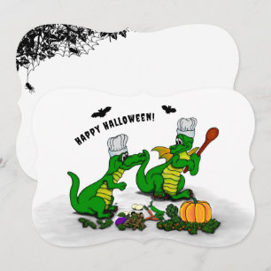Drachen - Frohe Halloween! Heute werde ich kochen Einladung