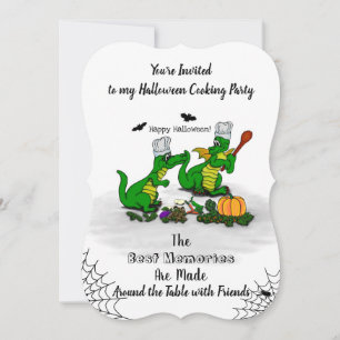 Drachen - Frohe Halloween! Heute werde ich kochen Einladung