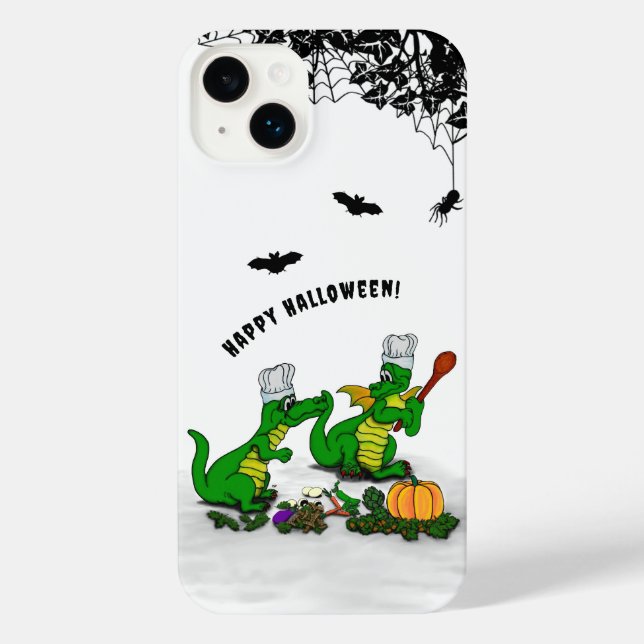 Drachen - Frohe Halloween! Heute werde ich kochen iPhone Hülle (Rückseite)