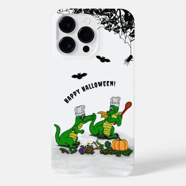 Drachen - Frohe Halloween! Heute werde ich kochen iPhone Hülle (Rückseite)