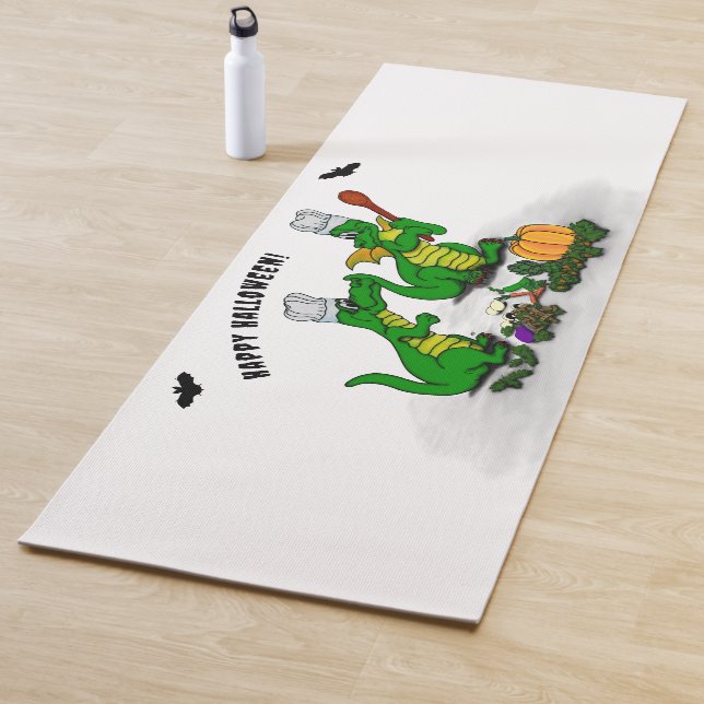 Drachen - Frohe Halloween! Heute werde ich kochen Yogamatte (Beispiel)
