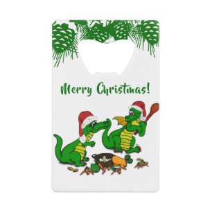 Drachen - Frohe Weihnachten ! - heute werde ich ko Geldbeutel Flaschenöffner