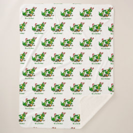 Drachen - Frohe Weihnachten ! - heute werde ich ko Sherpadecke