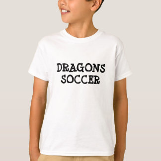 DRACHEN, FUSSBALL-WEISS-T - SHIRT