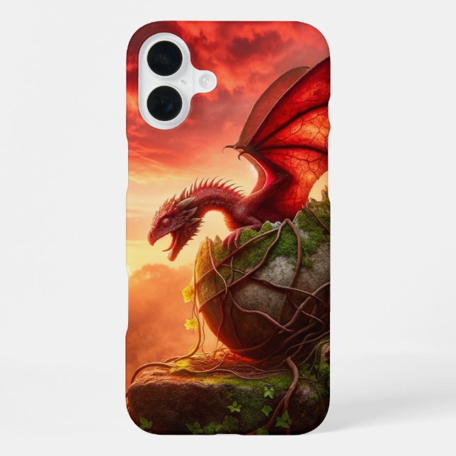 Drachen-Handyhülle iPhone Hülle (Rückseite)