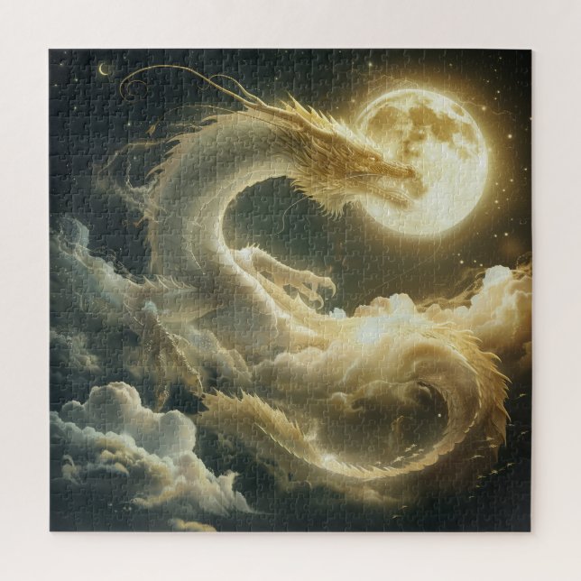 Drachen im Himmel-Puzzle Puzzle (Vertikal)