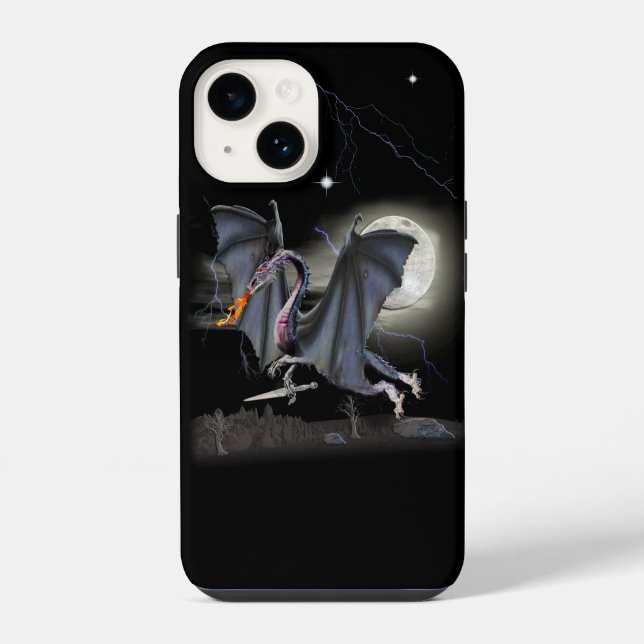 Drachen iPhone Hülle (Rückseite)