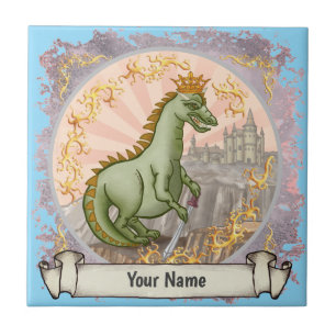 Drachen-Kachel Fliese