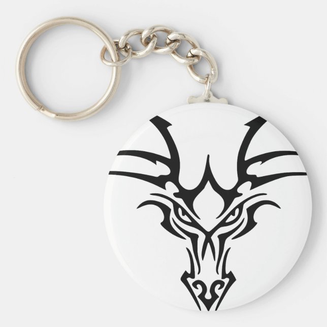 Drachen-Kopf-310-Op Schlüsselanhänger (Vorne)