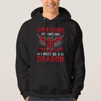 Drachen sind Phantastischer Drachenüberhang Hoodie
