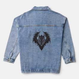Drachen-Symbol-Denim-Jacke Jeansjacke