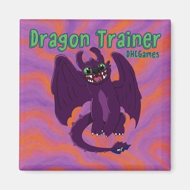Drachen-Trainer Kleiner Magnet (Vorne)