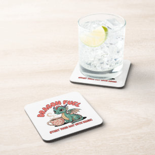 Drachen Treibstoff Getränkeuntersetzer