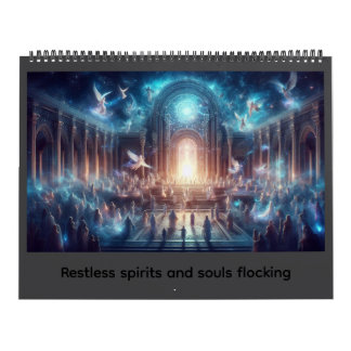 Drachen und trostlose Landschaften Kalender