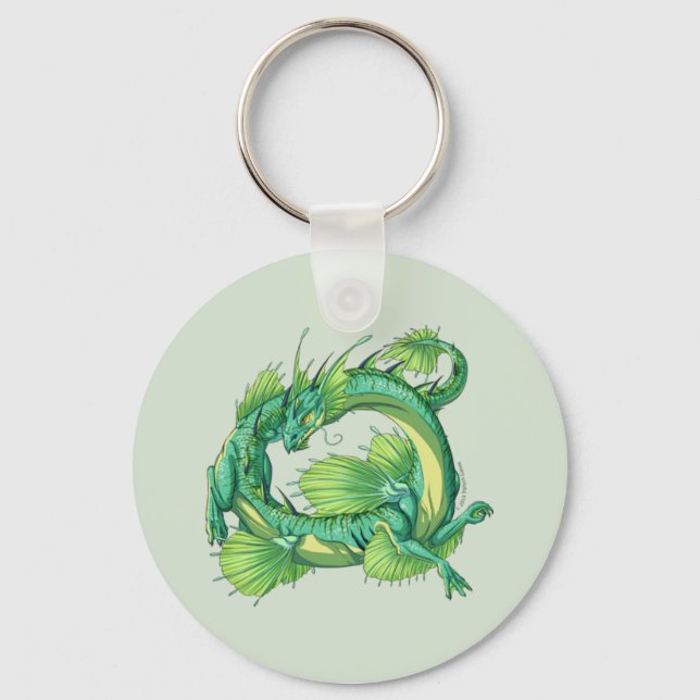 Drachen von Kalon: Wasserdrache der Sümpfe Schlüsselanhänger (Vorderseite)