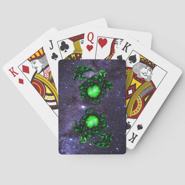 Drachenaugen Spielkarten (Rückseite)