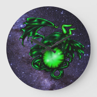 Drachenaugen-Wanduhr Große Wanduhr