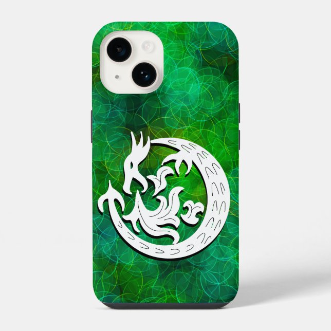 Drachenblasen iPhone Hülle (Rückseite)