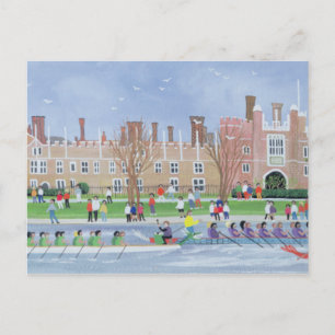 Drachenboot-Rennen in Hampton Court 1993 Postkarte
