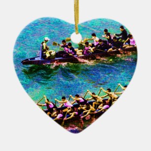 Drachenboote e2 keramikornament