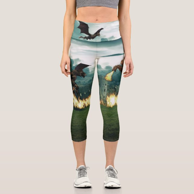 Drachenburg Capri Leggings (Vorderseite)