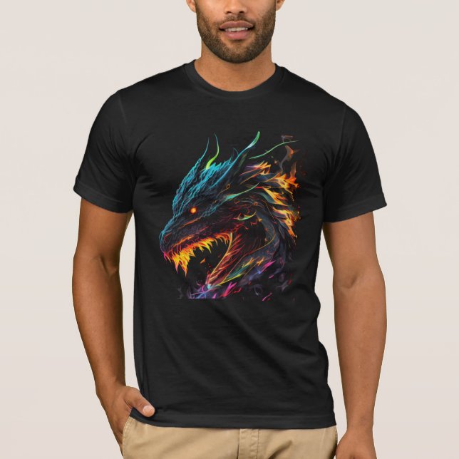 Drachendrache für Feuerdrachen Grafik T-Shirt (Vorderseite)