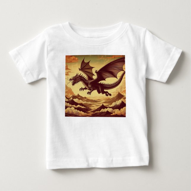 Drachendrift Baby T-shirt (Vorderseite)