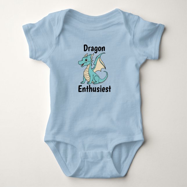Drachenenthusiast Baby Strampler (Vorderseite)