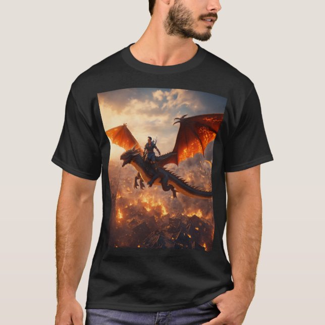 Drachenfahrer T-Shirt (Vorderseite)