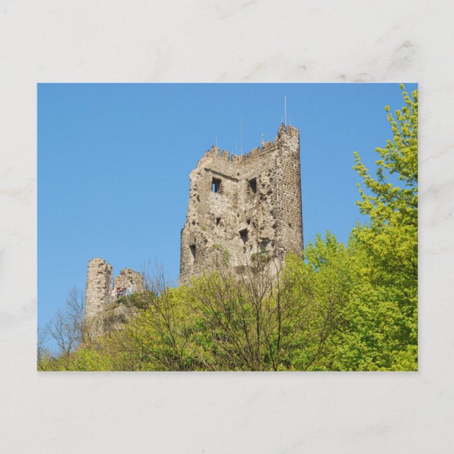 Drachenfels Postkarte (Vorderseite)