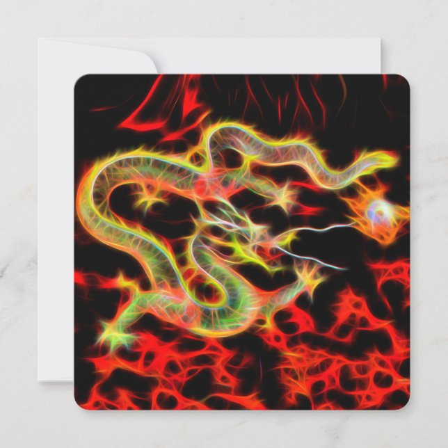 Drachenfeuer auf Glücksenergie (Vorderseite)