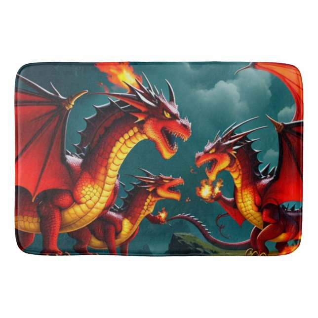 Drachenfeuer Badematte (Vorderseite)