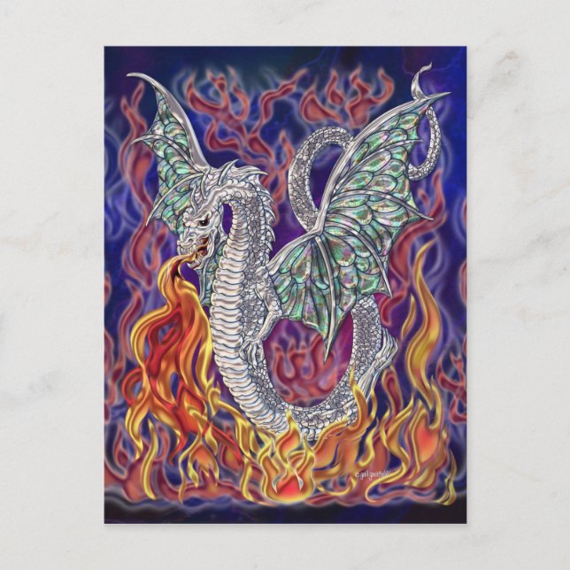 Drachenfeuer Postkarte (Vorderseite)