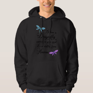 Drachenfliege-Besucher aus dem Himmel Zitat Drache Hoodie