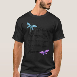Drachenfliege-Besucher aus dem Himmel Zitat Drache T-Shirt