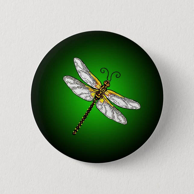 Drachenfliege Button (Vorderseite)