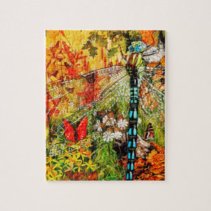 Drachenfliege im Herbst Puzzle