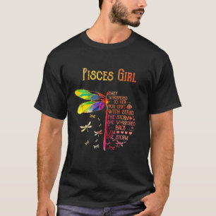 Drachenfliege Pisces Girl, die sie ihr zugeflüster T-Shirt