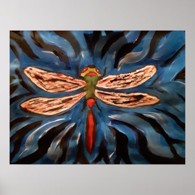 Drachenfliege Poster (Vorne)