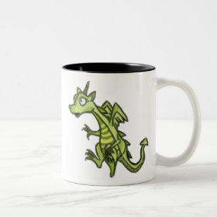 Drachenfliege-Tasse Zweifarbige Tasse