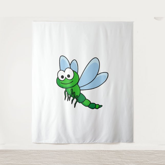 Drachenfliege Wandteppich (Vorderseite)