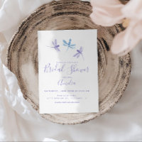 Drachenfliegen Handgemalt Lila blaues Brautparty