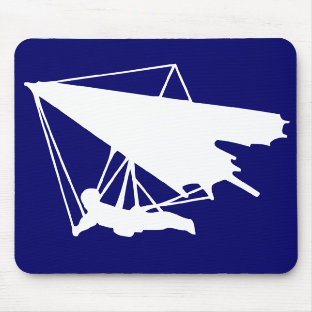 Drachenfliegen-Silhouette Mousepad (Vorne)