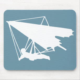 Drachenfliegen-Silhouette Mousepad