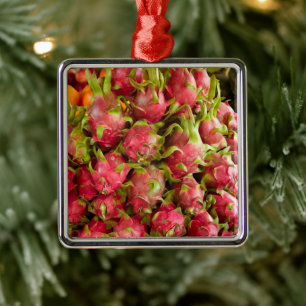 Drachenfrucht Can Duoc Markt Ornament Aus Metall