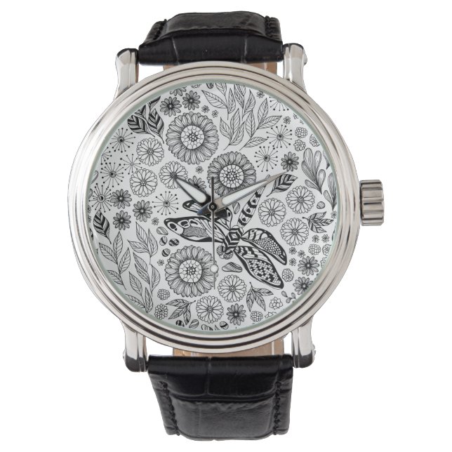 Drachengarten Armbanduhr (Vorderseite)